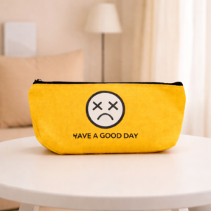 Have a Good Day Canvas Pencil Pouch for Kids