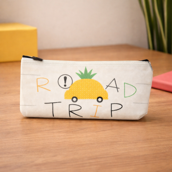 Road Trip Silicone Pencil Pouch