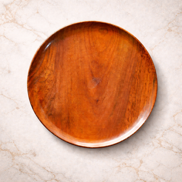 Sheesham Wood Plain Serving Plate