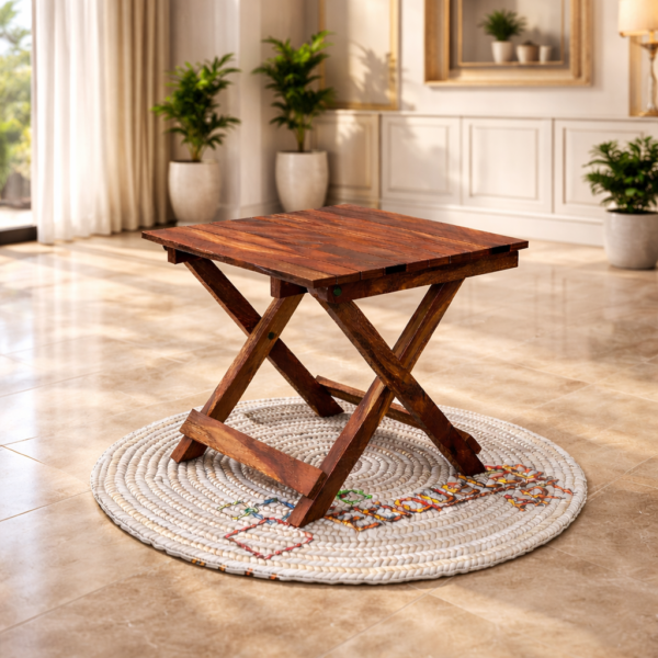 Portable Wooden Folding Patio Table