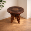 Vintage Folding Sheesham Wood Table