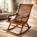 Wooden Handcrafted Rocking Chair