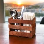 Wooden Cutlery HolderSpoon HolderPen Holder Multipurpose Stand