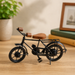 Handcrafted Wrought Iron Cycle Showpiece for Home Decor