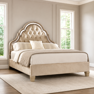 Luxury Upholstered Tufted Bed