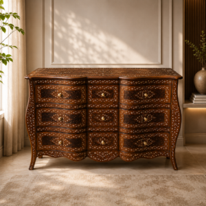 9 Drawer Sheesham Wood Sideboard Cabinet