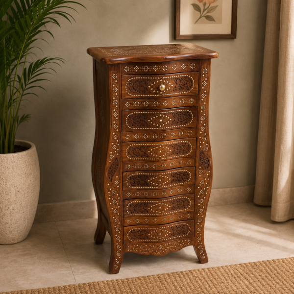 6 Drawer Sheesham Wood Chest of Drawers